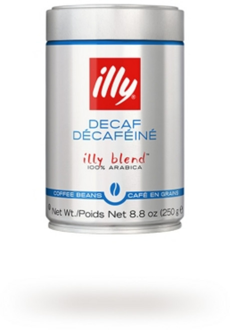 illy 意利 低咖啡因研磨咖啡, 無研磨咖啡豆, 250g, 1罐