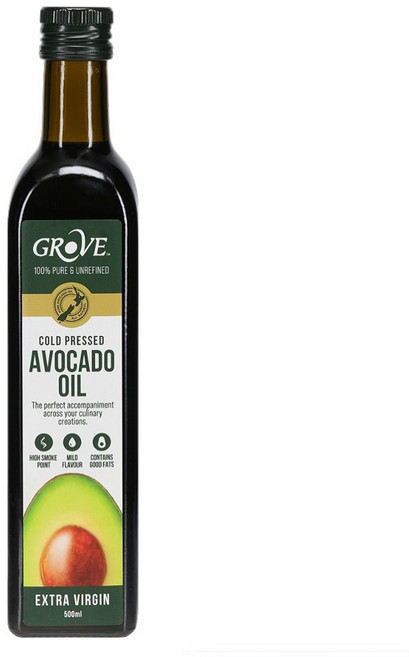 GROVE 克羅福 紐西蘭冷壓初榨酪梨油, 500ml, 1瓶