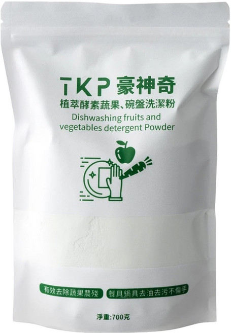 TKP植萃酵素 蔬果清潔粉 補充包, 700g, 1包