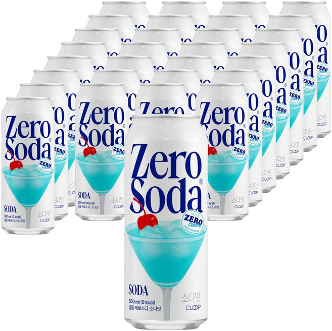클룹 제로소다 소다맛, 500ml, 30개