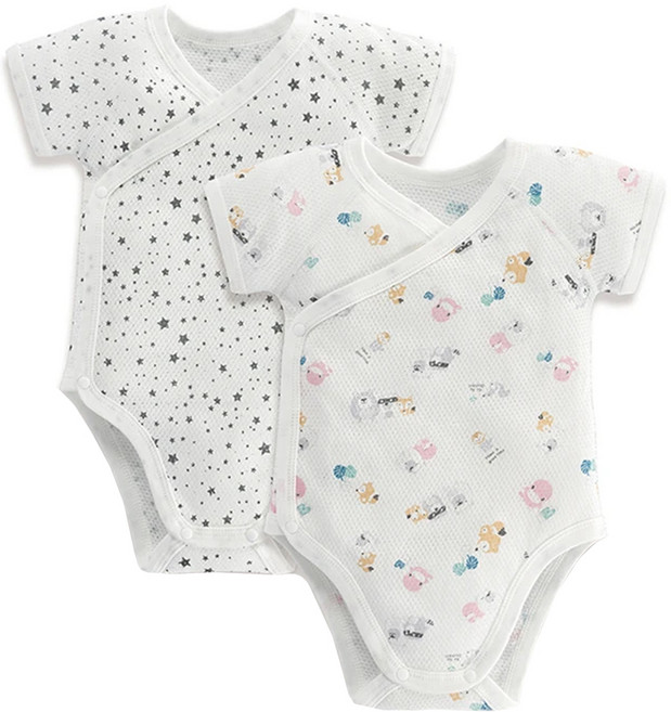 KU.KU Duckbill 酷咕鴨 懶人洞洞包屁衣套裝 涼爽輕薄 柔軟透氣 100% 純棉