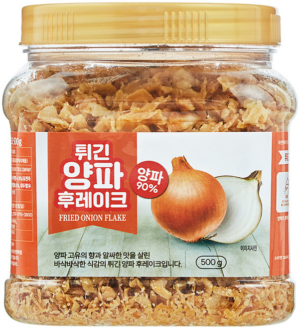 튀긴 양파 후레이크, 500g, 1개