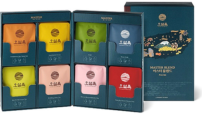 오설록 마스터블랜드 차 선물세트, 8종, 1세트