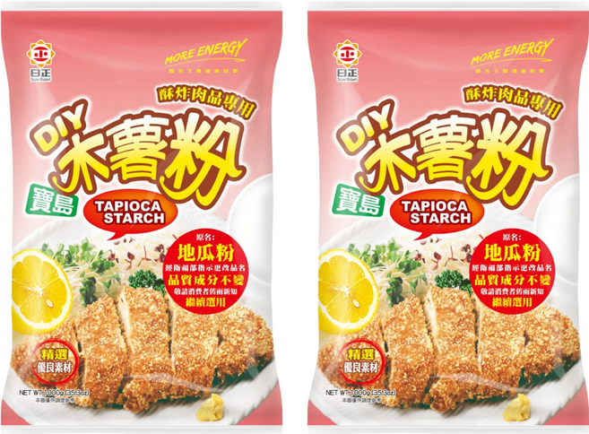 日正食品 寶島木薯粉, 1kg, 2包