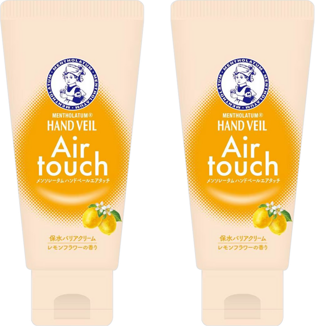 MENTHOLATUM 曼秀雷敦 Air Touch護手霜 檸檬花香氛, 50g, 2條