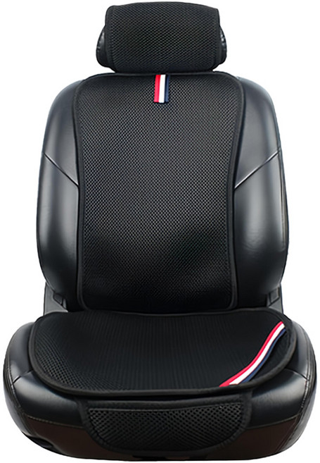 GMZ MOTORS 超透氣網眼通風坐墊, 黑色, 1個