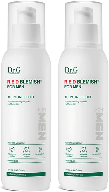 닥터지 레드 블레미쉬 포 맨 올인원 플루이드, 150ml, 2개 - 쿠팡
