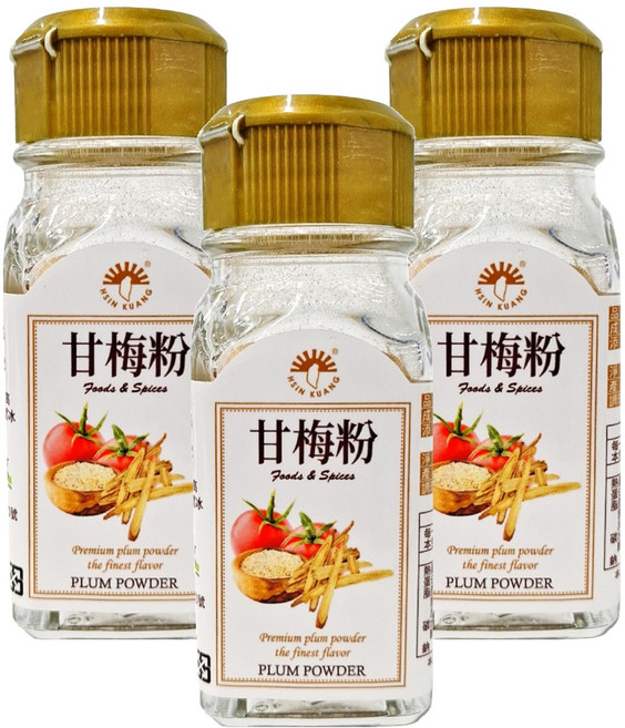 新光洋菜 甘梅粉, 40g, 3瓶
