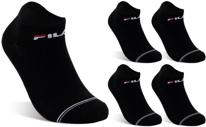 휠라 프론트 라인 스니커즈 5켤레, 블랙, 1세트