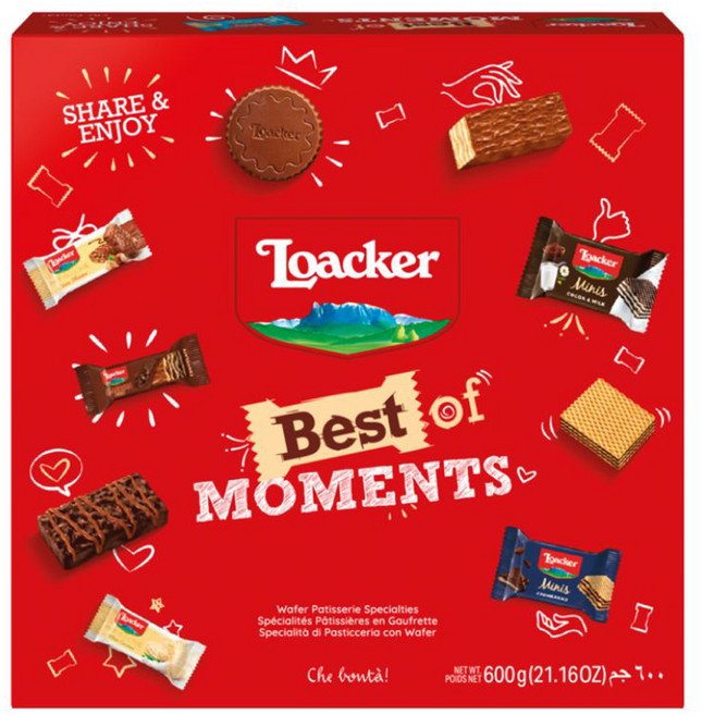 로아커 베스트 600g 과자세트, 토르티나미니 2종 + 파티세리 4종 + 웨하스미니스 3종 + 가데나미니 3종, 1세트