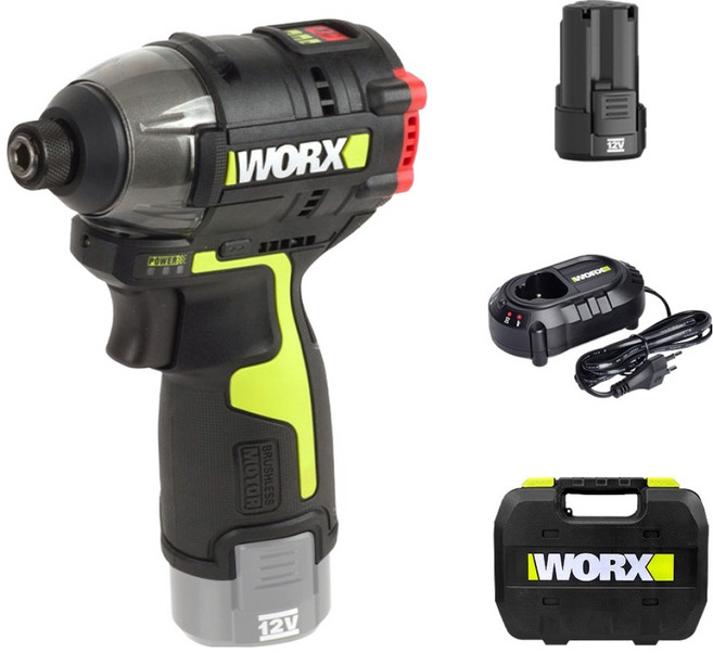WORX 충전 임팩 드라이버 WU132.1, 1개