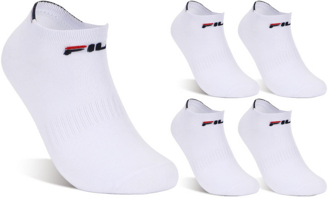 휠라 심플 라인 스니커즈 양말 5켤레 세트