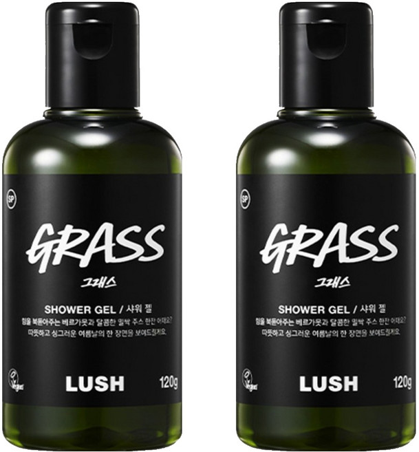 러쉬 그래스 샤워 젤, 120g, 2개