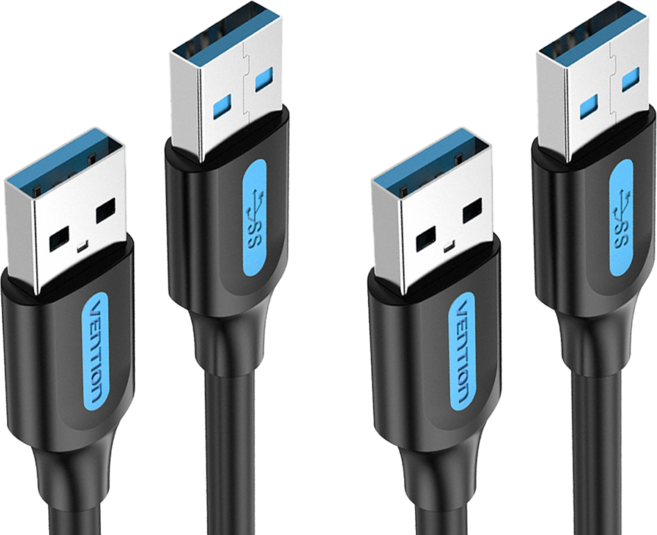 VEnTIOn 威迅 CON系列 USB 3.0 A公對A公 數據線, 0.5m, 1組