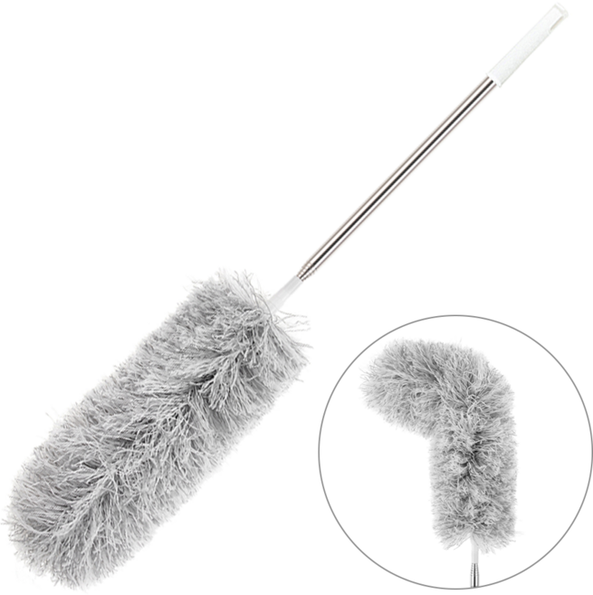 코멧 홈 길이조절 롱 먼지털이개, 혼합색상, 1개