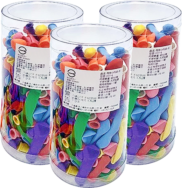 Her-Ea 禾亦 筒裝會場氣球 大, 3罐, 綠色