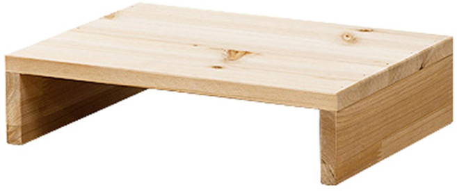 삼나무 1단 모니터 받침대, 삼나무(원목)