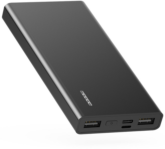 누아트 울트라부스트 고속충전 대용량 보조배터리 10000mAh, 블랙