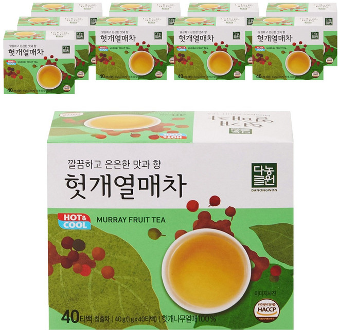 Danongwon 枳椇子茶茶包, 1g, 40包, 10盒