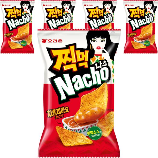 오리온 찍먹 나쵸 치폴레마요소스맛, 84g, 5개