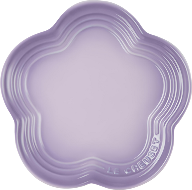 LE CREUSET 花型淺盤, 藍鈴紫, 1個