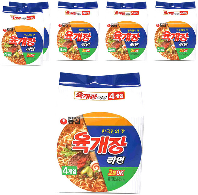 육개장 봉지라면 116g, 24개