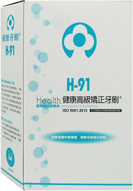 Health 健康牙刷 高級矯正牙刷, 12支, 1盒