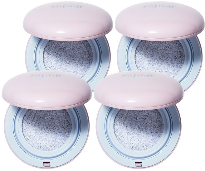 espoir 艾絲珀 Vegan Beauty Dureikeu Gelto提亮氣墊 15g, 3號雪藍, 4個