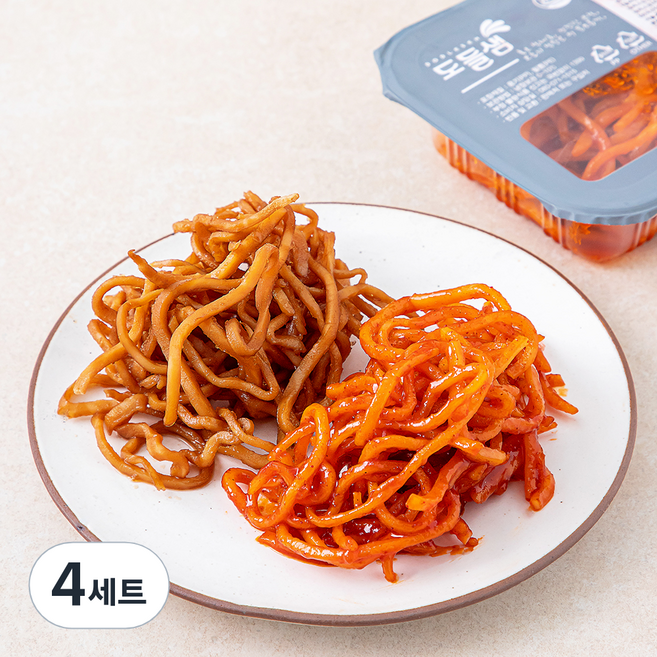 맛다린 진미채 조림 양념맛 0.12kg + 간장 진미채 0.12kg, 4세트