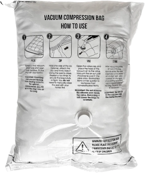 3WELL 特厚超勇真空壓縮袋, 4個, 1組