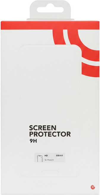 grantclassic G極鏡 黑邊高清玻璃貼 附貼膜神器 B06371000010, 1個