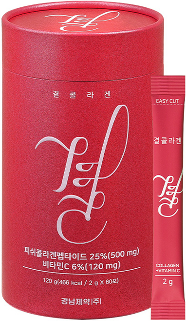 결콜라겐 60포, 120g, 1개