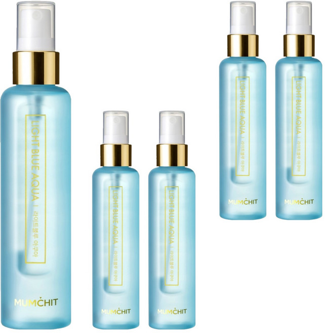 멈칫 헤어 앤 바디미스트 라이트블루 아쿠아, 105ml, 5개