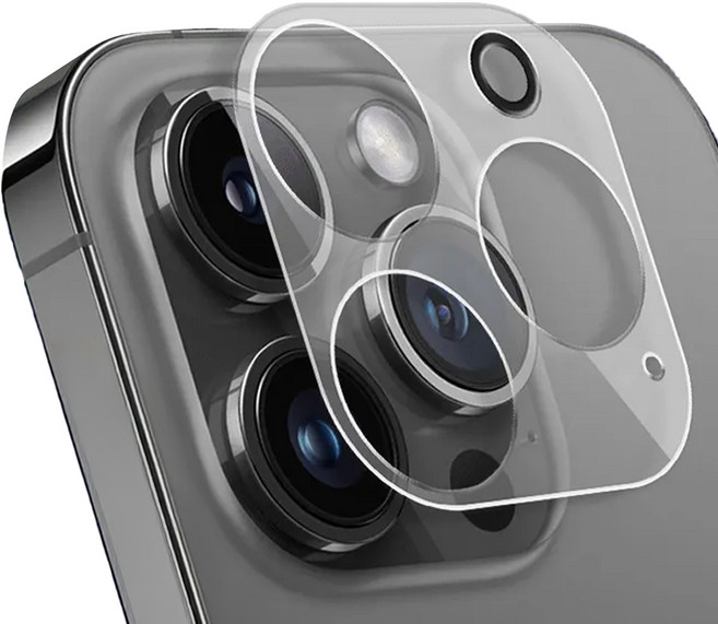 Timo iPhone系列 一片式全包覆 3D立體透明鏡頭貼, 1個