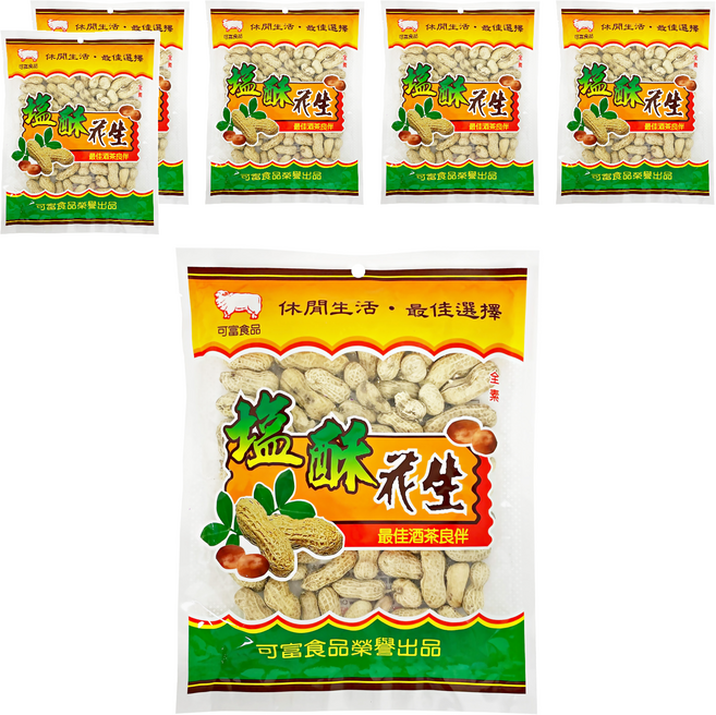 可富 塩酥花生, 120g, 6包