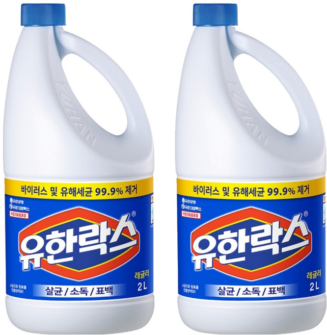 유한락스 레귤러, 2L, 2개