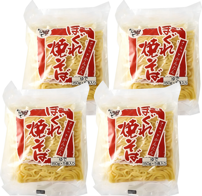 호구레 야끼소바면, 750g, 4개