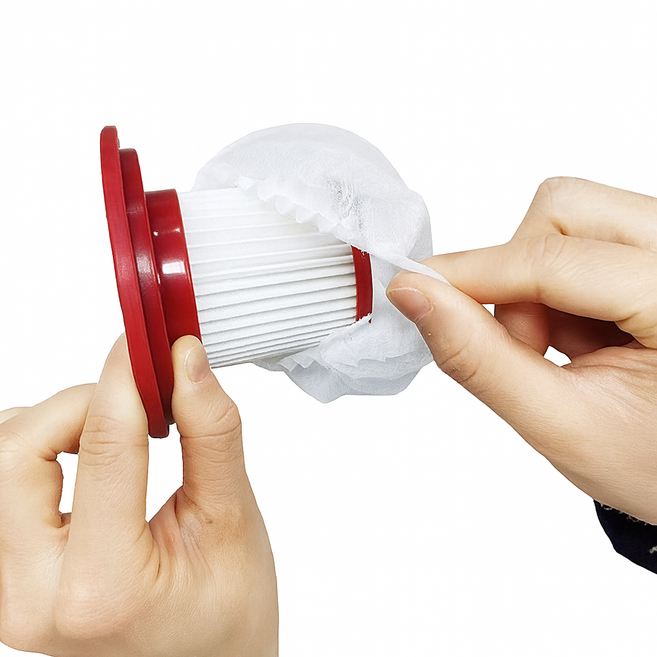 데일리픽 일회용 진공청소기 필터망 커버, 필터 커버, 100매