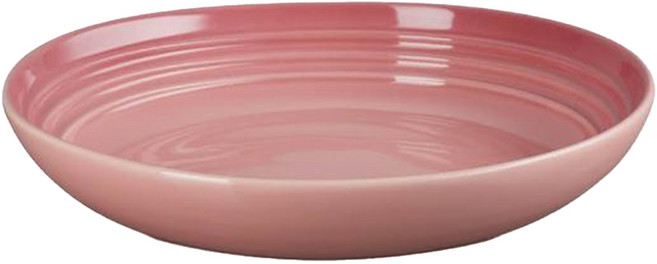 LE CREUSET 義麵盤 22cm 730g 900ml, 薔薇粉, 1個