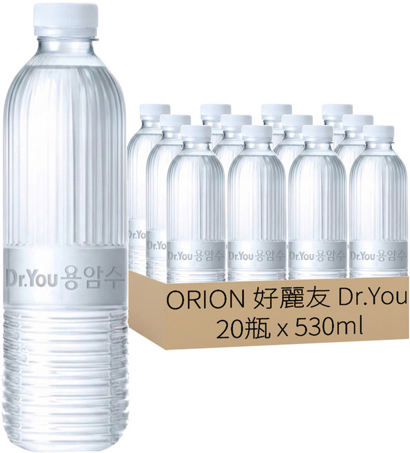ORION 好麗友 Dr.You 無標籤濟州熔岩水, 530ml, 20瓶