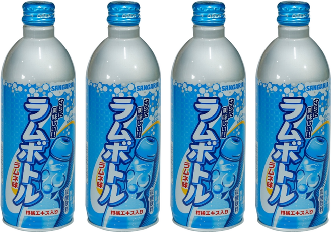 SANGARIA 隨手罐碳酸汽水 原味, 482ml, 4瓶