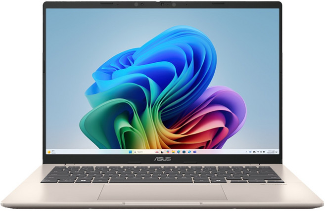ASUS 華碩 Vivobook 14 輕薄筆電 14吋 Snapdragon X X1 26 100/WUXGA 原廠保固, 鉑金色, X1407QA-0031D26100, 1TB, 16GB, WIN11 Home