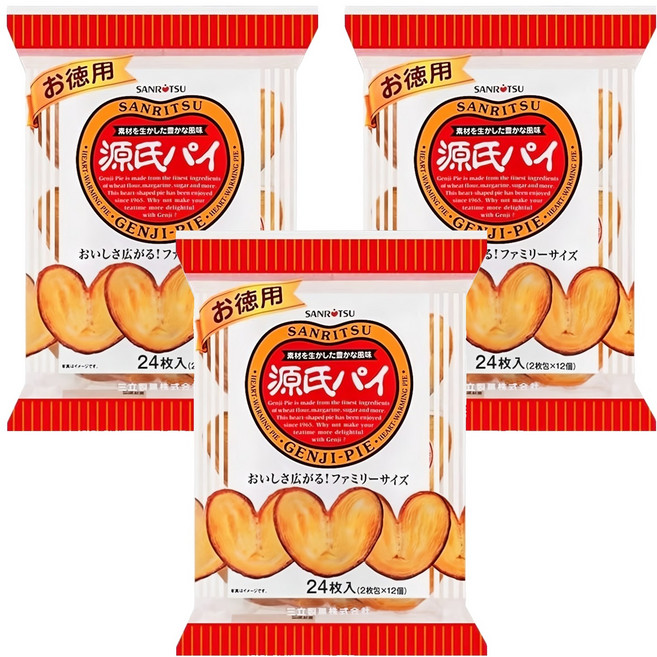 SANRITSU 三立製菓 源氏派 源氏派餅, 240g, 3袋