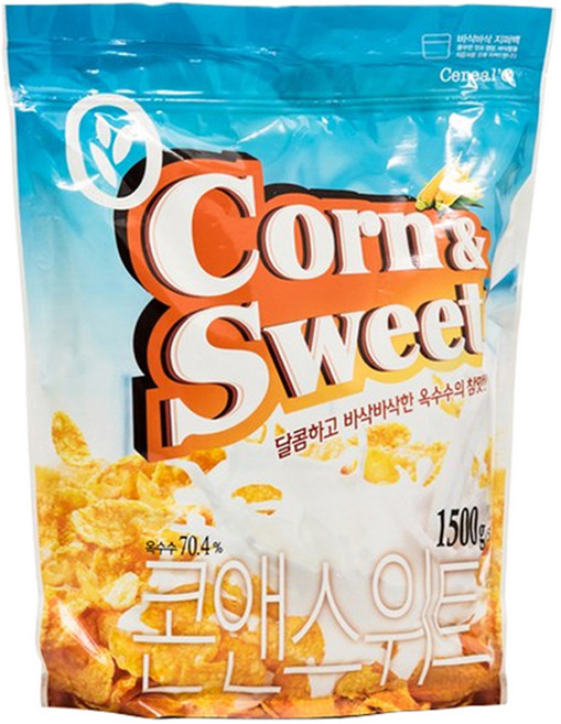 씨알로 콘앤스위트 시리얼, 1.5kg, 1개