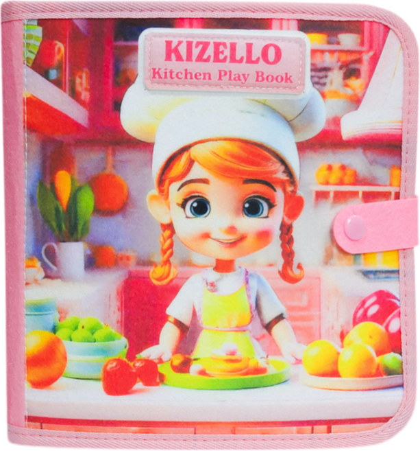 KIZELLO 與媽媽一起玩的感官發展靜靜書, 廚房遊戲, 1個
