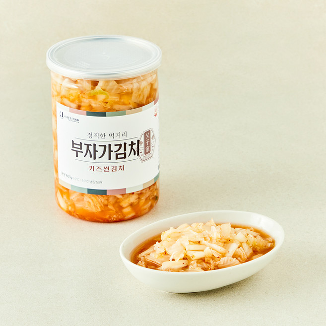 부자가김치 키즈 썬김치, 800g, 1개