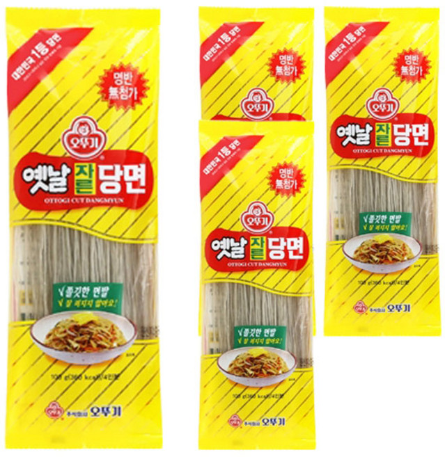 오뚜기옛날 자른 당면, 100g, 4개