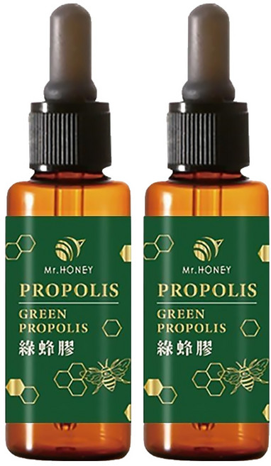 Mr.HONEY 蜂蜜先生 綠蜂膠 15ml, 2盒