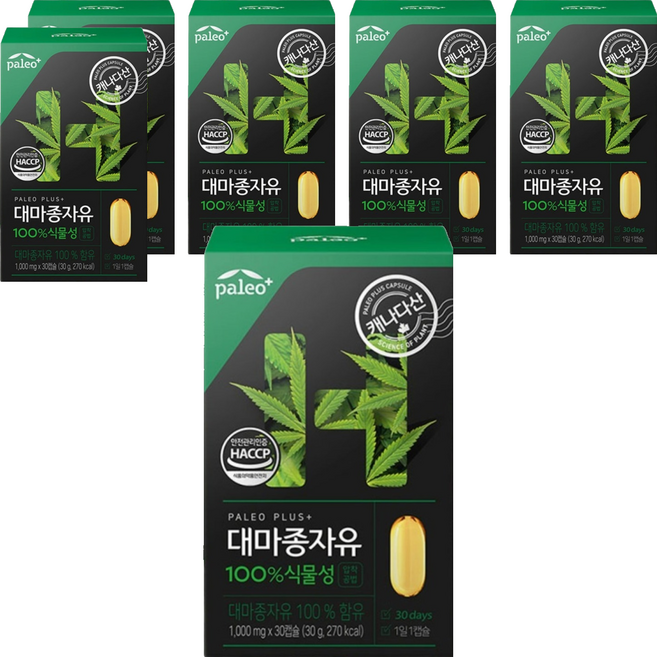 팔레오 대마종자유 캡슐, 30g, 6개
