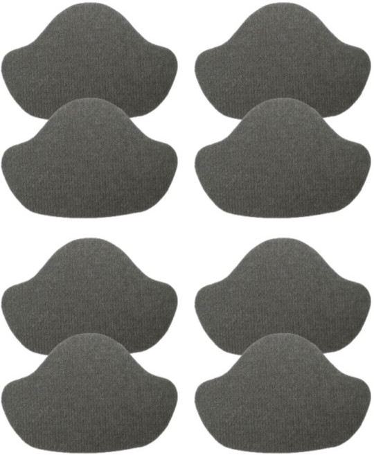 쓰리썬 다용도 신발 뒤꿈치 수선패치, 다크그레이, 8개